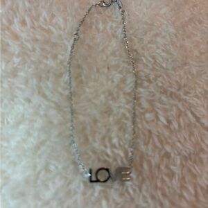 Silver Love Necklace